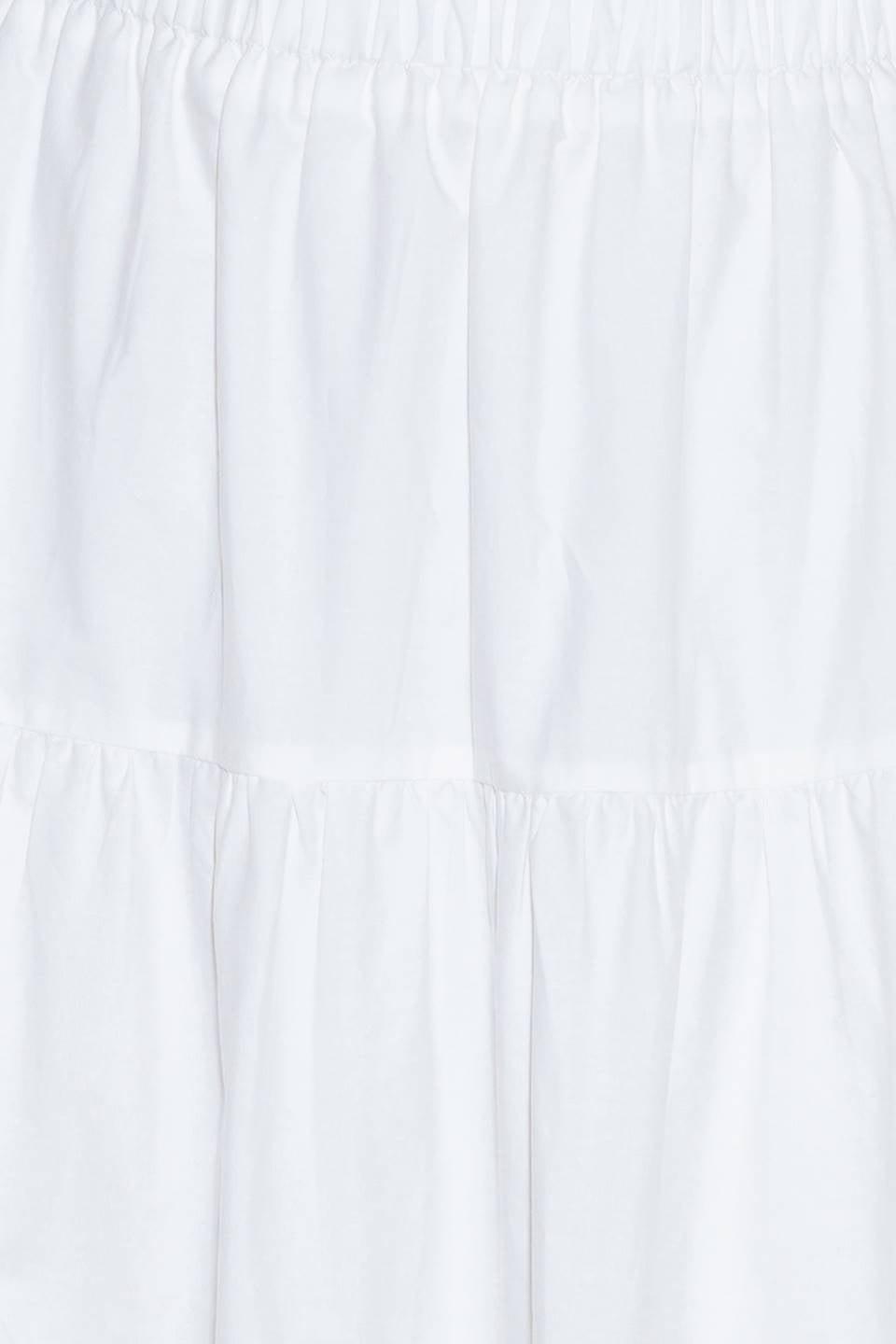 SLOW DOWN IN WHITE WOVEN MAXI SKIRT - Glamourous Grace
