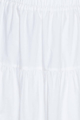 SLOW DOWN IN WHITE WOVEN MAXI SKIRT - Glamourous Grace