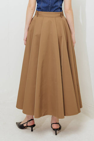 ROUGE ALLURE WOVEN FULL MIDI SKIRT - Glamourous Grace