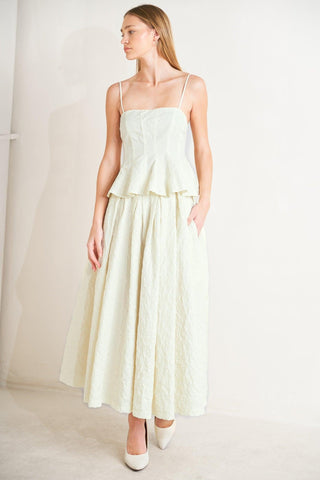 GRAND ENTRANCE WOVEN FULL SKIRT - Glamourous Grace
