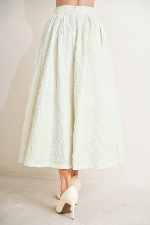 GRAND ENTRANCE WOVEN FULL SKIRT - Glamourous Grace