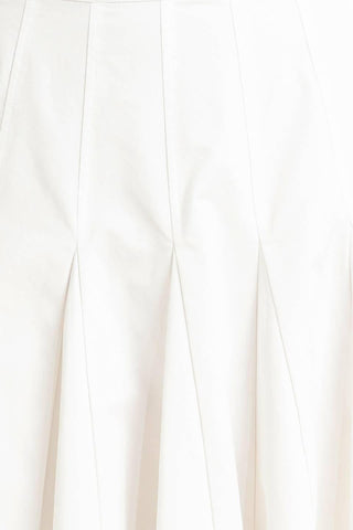 PALE FRAME WHITE WOVEN CIRCLE SKIRT - Glamourous Grace