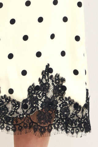 PARIS POLKA WOVEN MIDI PENCIL SKIRT - Glamourous Grace