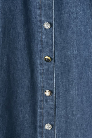 SWEET TALKER DENIM CIRCLE MIDI SKIRT - Glamourous Grace