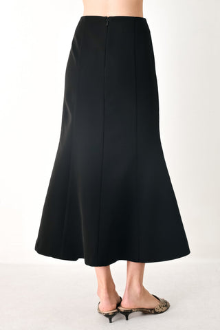 EVERYDAY PERFECTION WOVEN MIDI SKIRT - Glamourous Grace