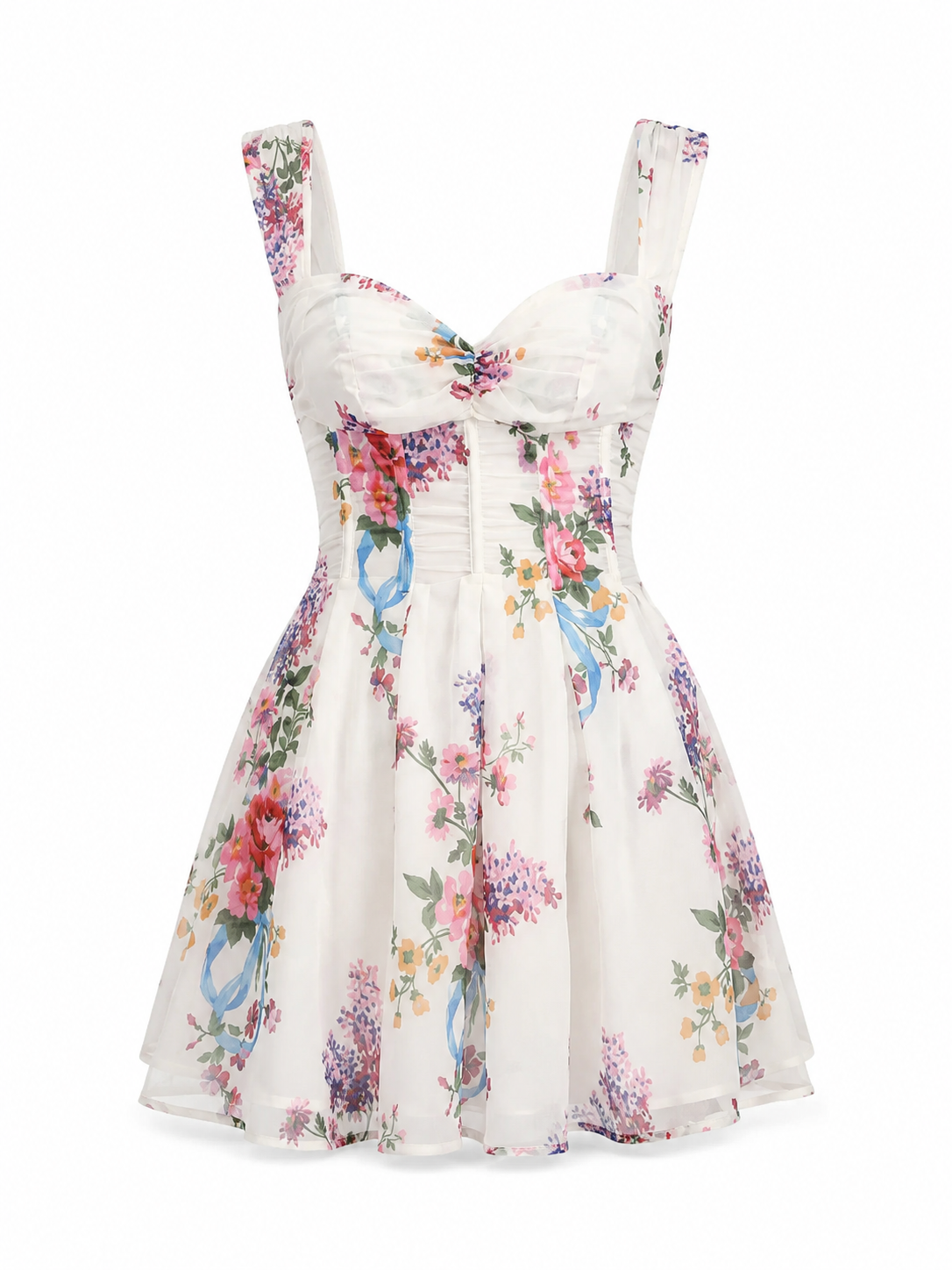 August Mini Dress – White (Final Sale) - Glamourous Grace