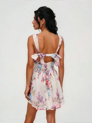 August Mini Dress – White (Final Sale) - Glamourous Grace
