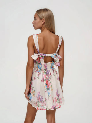 August Mini Dress – White - Glamourous Grace
