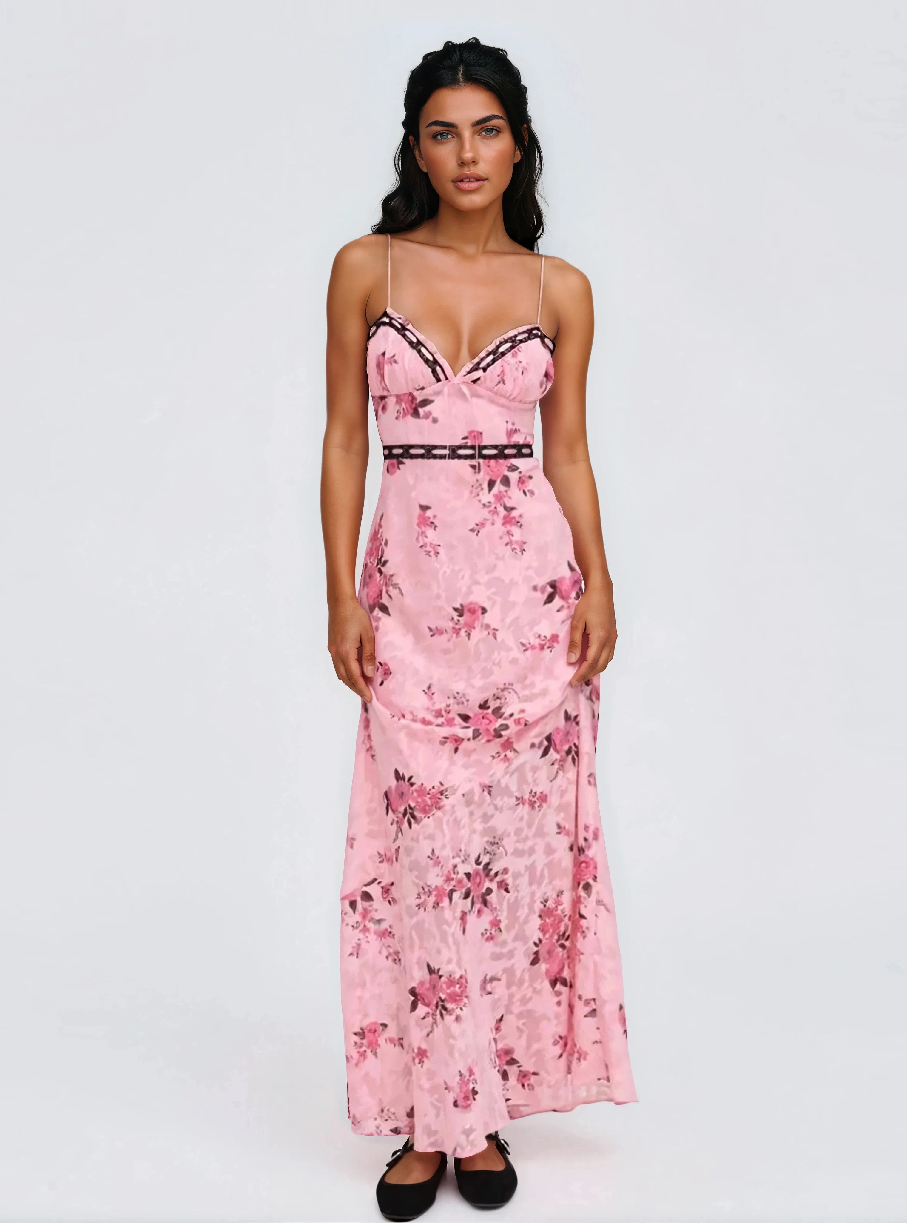 Guinevere Maxi Dress - Pink (Final Sale) - Glamourous Grace