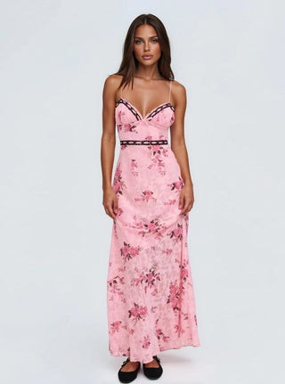 Guinevere Maxi Dress - Pink (Final Sale) - Glamourous Grace