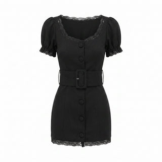 Shawna Mini Dress – Black (Final Sale) - Glamourous Grace