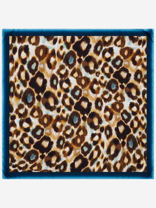 Bruna (blue)- Soft and lightweight Italian foulard from pure silk - Glamourous Grace