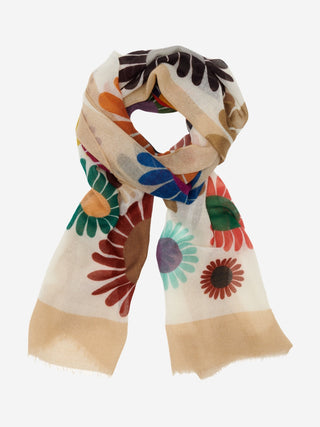 Evelina (yellow) - Soft and lightweight Italian scarf from premium wool - Glamourous Grace