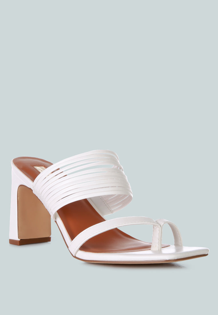 Follow Me Mid Block Heel Sandals - Glamourous Grace