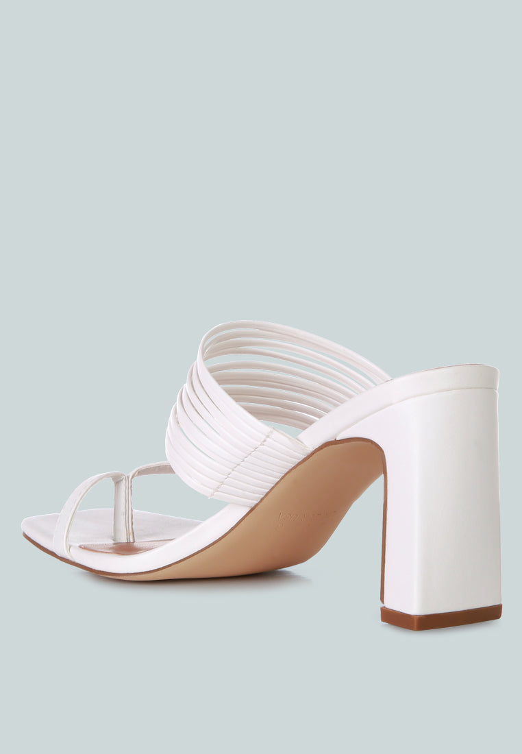 Follow Me Mid Block Heel Sandals - Glamourous Grace