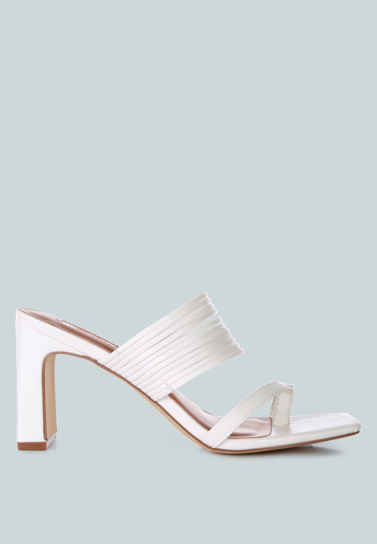 Follow Me Mid Block Heel Sandals - Glamourous Grace