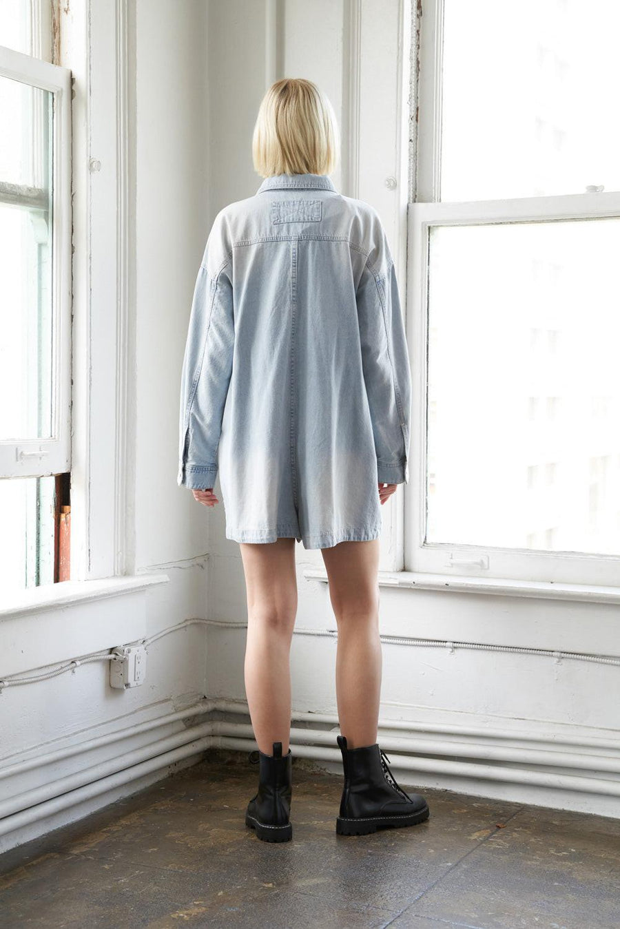 TURNING POINT DENIM ROMPER - Glamourous Grace