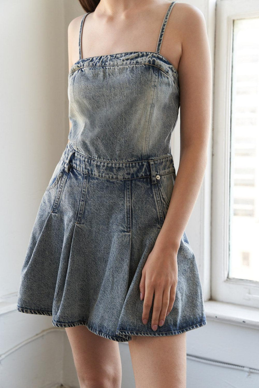 MY BEST CHAPTER DENIM ROMPER - Glamourous Grace