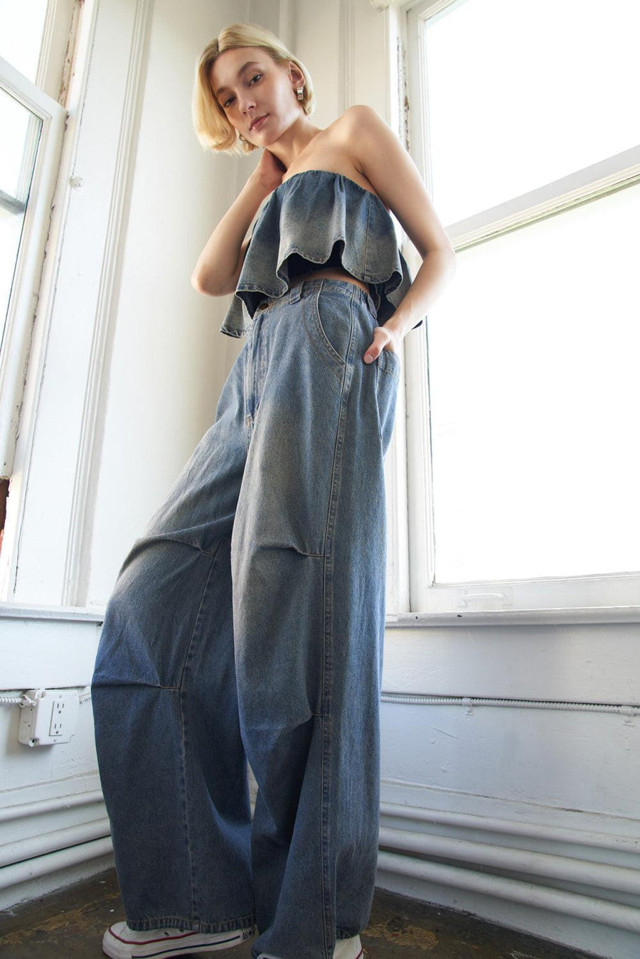 FOR THE BETTER DENIM PANTS - Glamourous Grace