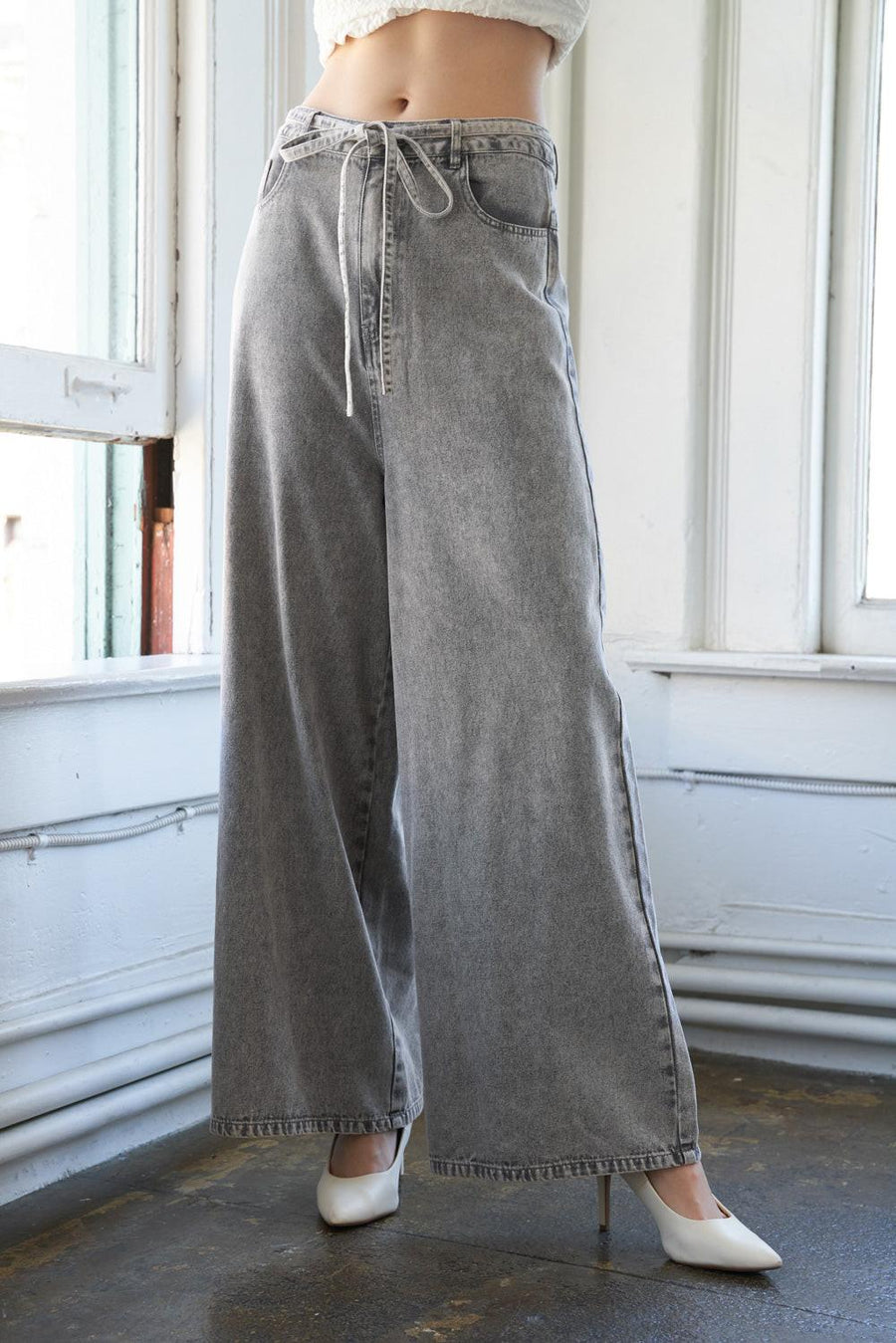 WHEN I MET YOU DENIM PANTS - Glamourous Grace