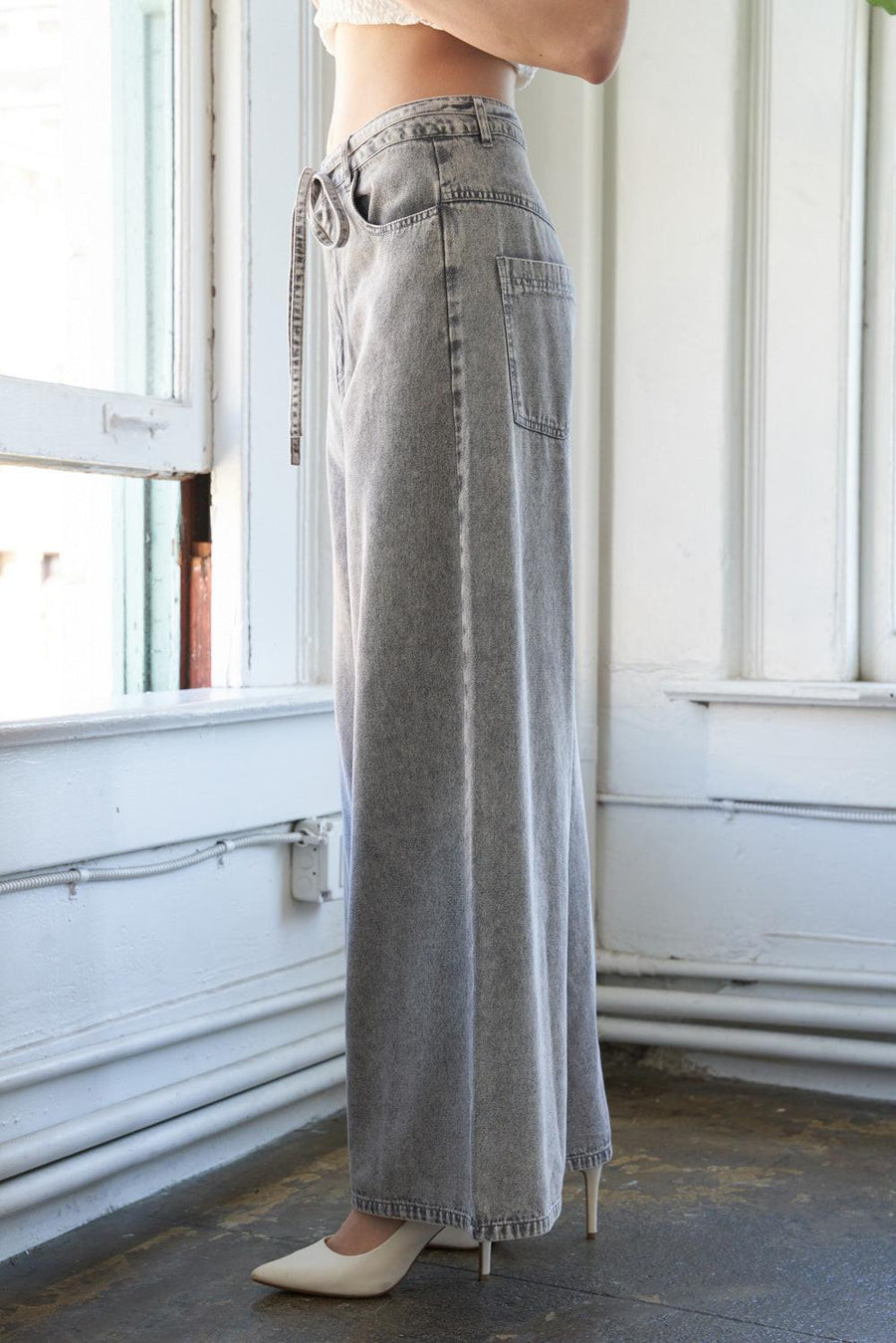 WHEN I MET YOU DENIM PANTS - Glamourous Grace