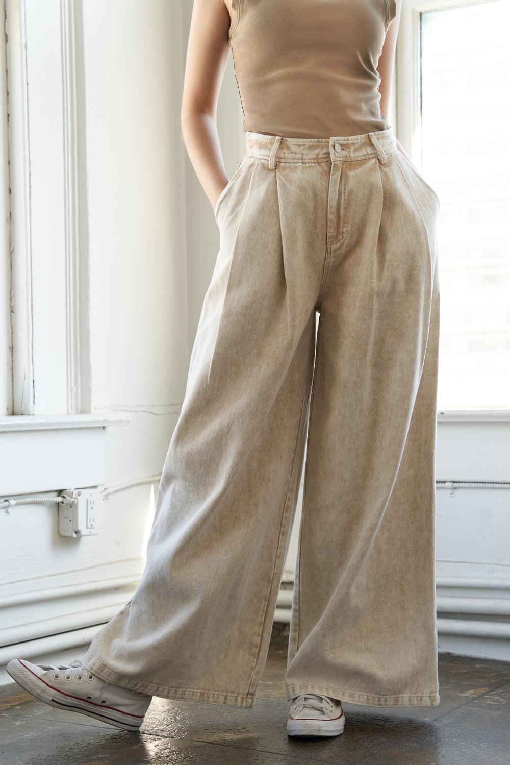 SUNBEAM SPLENDOR TWILL PANTS - Glamourous Grace