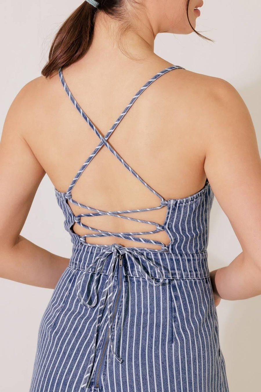 BEGIN AGAIN BLUE DENIM JUMPSUIT - Glamourous Grace