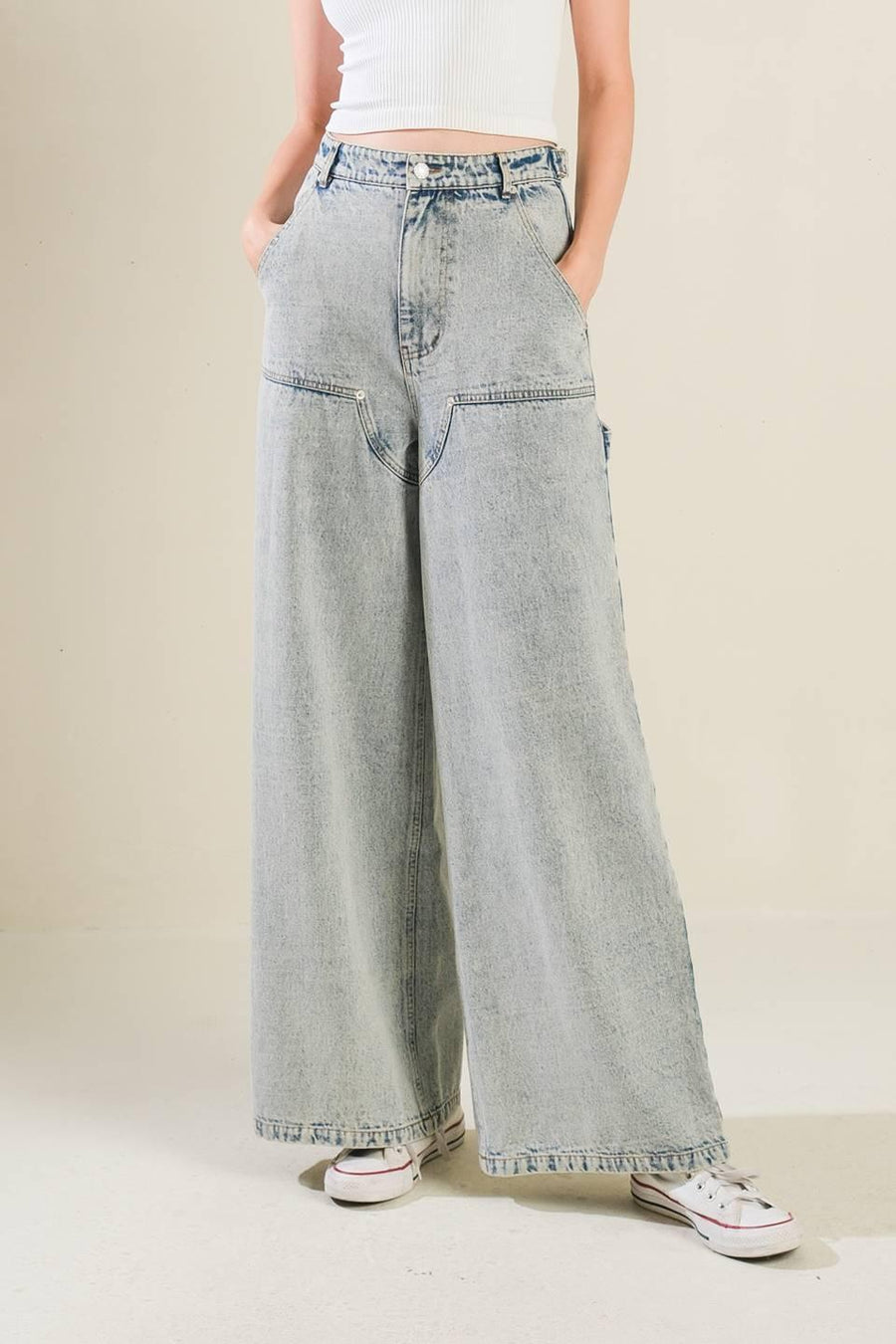 IF I KNOW ME DENIM PANTS - Glamourous Grace