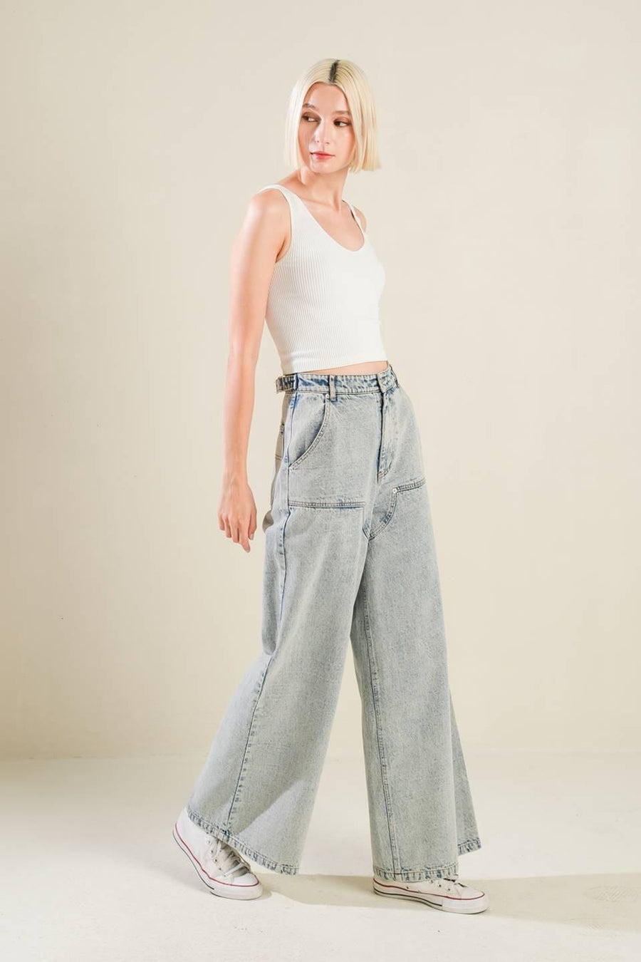 IF I KNOW ME DENIM PANTS - Glamourous Grace