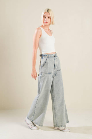 IF I KNOW ME DENIM PANTS - Glamourous Grace