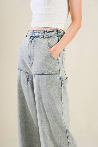 IF I KNOW ME DENIM PANTS - Glamourous Grace