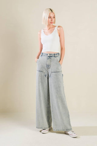 IF I KNOW ME DENIM PANTS - Glamourous Grace
