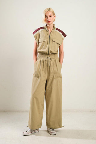 WAVE OF ELEGANCE WOVEN JUMPSUIT - Glamourous Grace