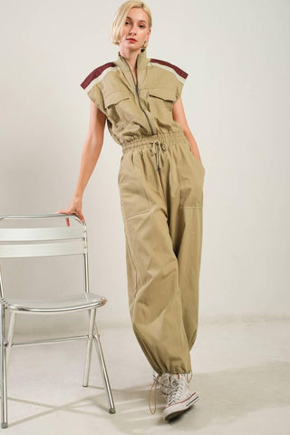 WAVE OF ELEGANCE WOVEN JUMPSUIT - Glamourous Grace
