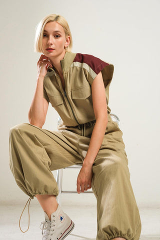 WAVE OF ELEGANCE WOVEN JUMPSUIT - Glamourous Grace