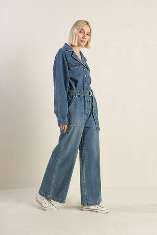 PERFECT MEET DENIM JUMPSUIT - Glamourous Grace