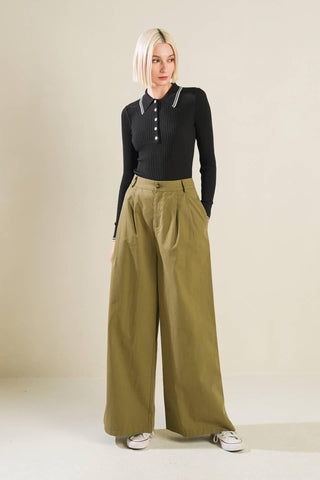 HIDDEN REFLECTIONS WOVEN PANTS - Glamourous Grace