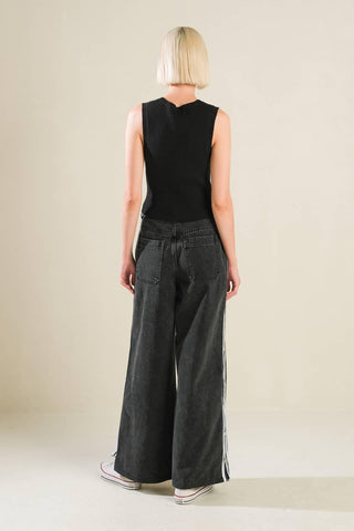 ELEGANT ELEVATION DENIM PANTS - Glamourous Grace
