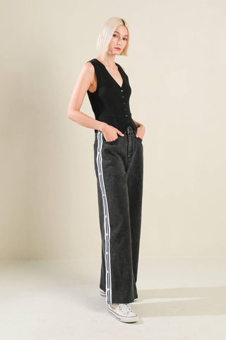 ELEGANT ELEVATION DENIM PANTS - Glamourous Grace