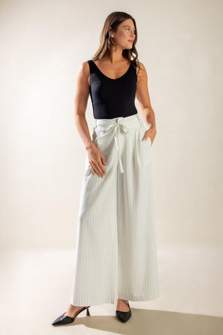 DINNER DATE WOVEN PANTS - Glamourous Grace