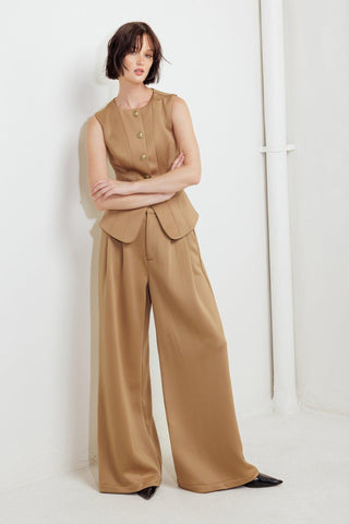 ROMANTIC PETAL WOVEN PANTS - Glamourous Grace