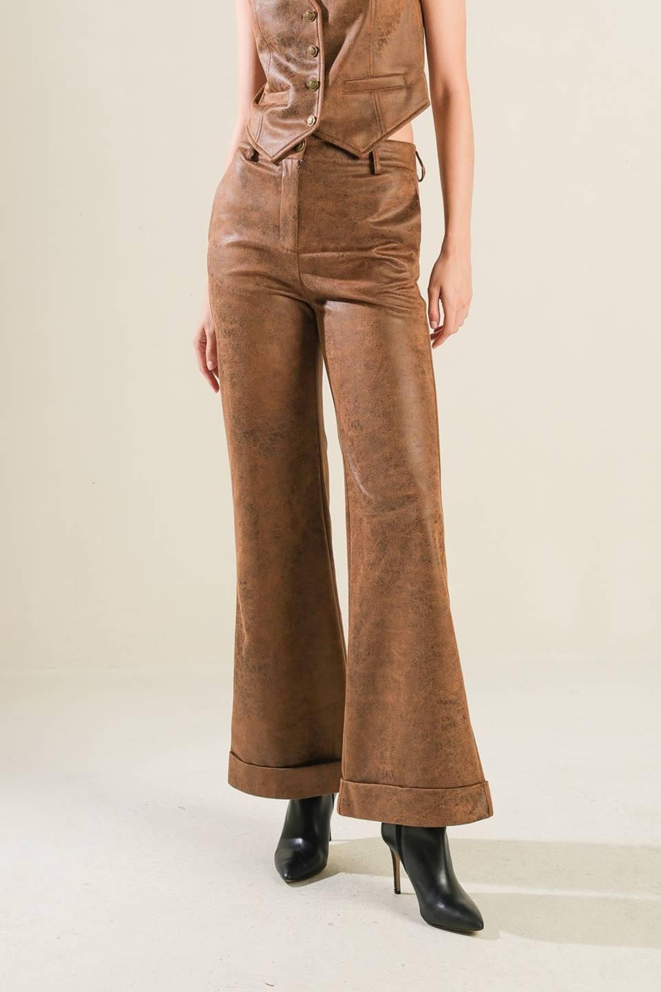 A GIFT FROM LOVE LEATHER PANTS - Glamourous Grace
