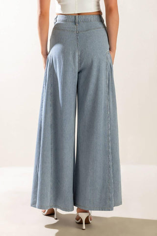 ROOFTOP ROMANCE DENIM PANTS - Glamourous Grace