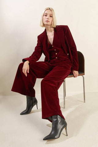 COY CHARM VELVET PANTS