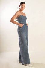 LOOK WHAT WE STARTED DENIM JUNPSUIT - By Baano