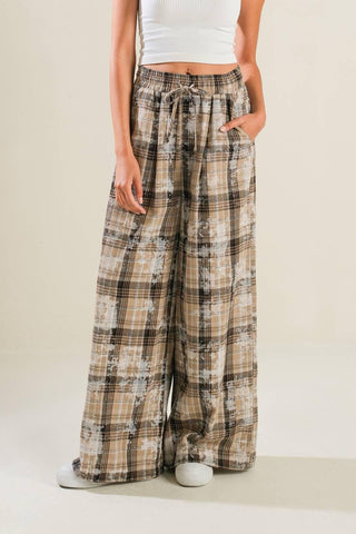 TIMELESS CHARM WOVEN PANTS - Glamourous Grace