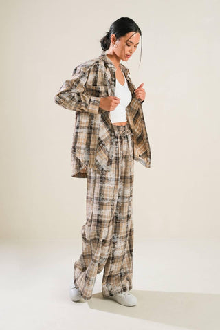TIMELESS CHARM WOVEN PANTS - Glamourous Grace