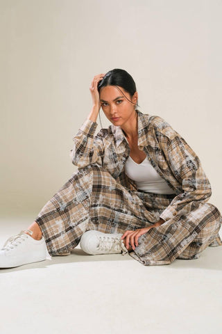 TIMELESS CHARM WOVEN PANTS - Glamourous Grace