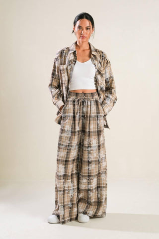 TIMELESS CHARM WOVEN PANTS - Glamourous Grace