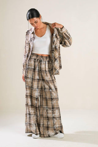 TIMELESS CHARM WOVEN PANTS - Glamourous Grace
